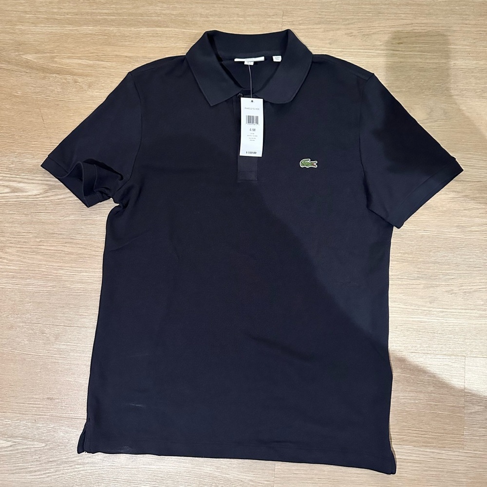 Lacoste Men's Slim-Fit Polo Navy Blue